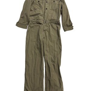 Carhartt Olive Green Utility Jumpsuit Size Small
